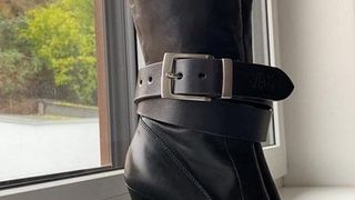 Super sexy LEATHER BOOTS 360 WIEW