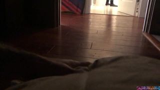 MILF lets teen voyeur fuck her pussy (clip)