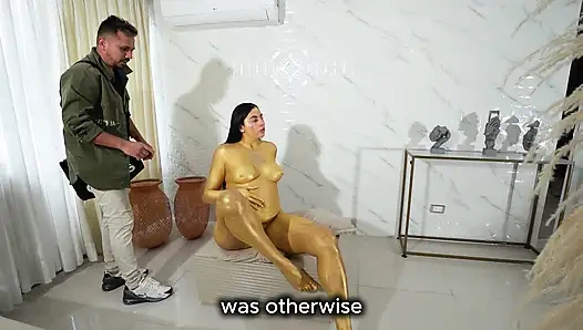 Perampokan Museum Berakhir Dengan Hot Fuck Dengan Patung Emas