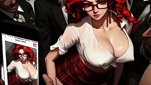 Kız öğrenciler mosh çukurunda grup seks yapıyor