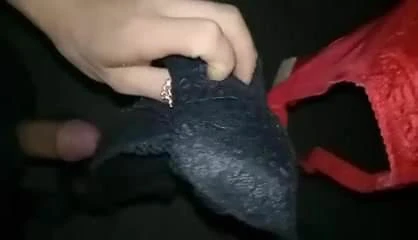 cum stranger's bra