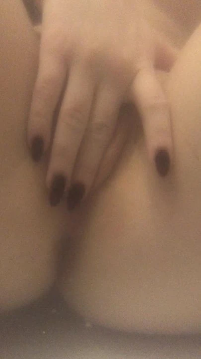 Woman masturbate underwater