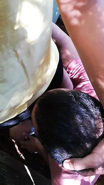 BJ on side of house