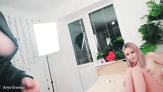 Panggung belakang yang bagus dari pemotretan, kesenangan lesbian
