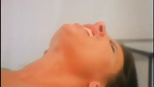 Brunette Beauty Gets Jizz Blown on Her Waist After Taking a Hard Cock