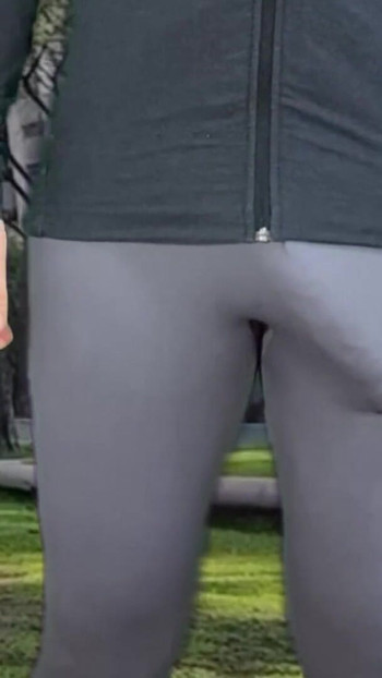 Captivating moment from "Monster cock shemale teasing in public park"