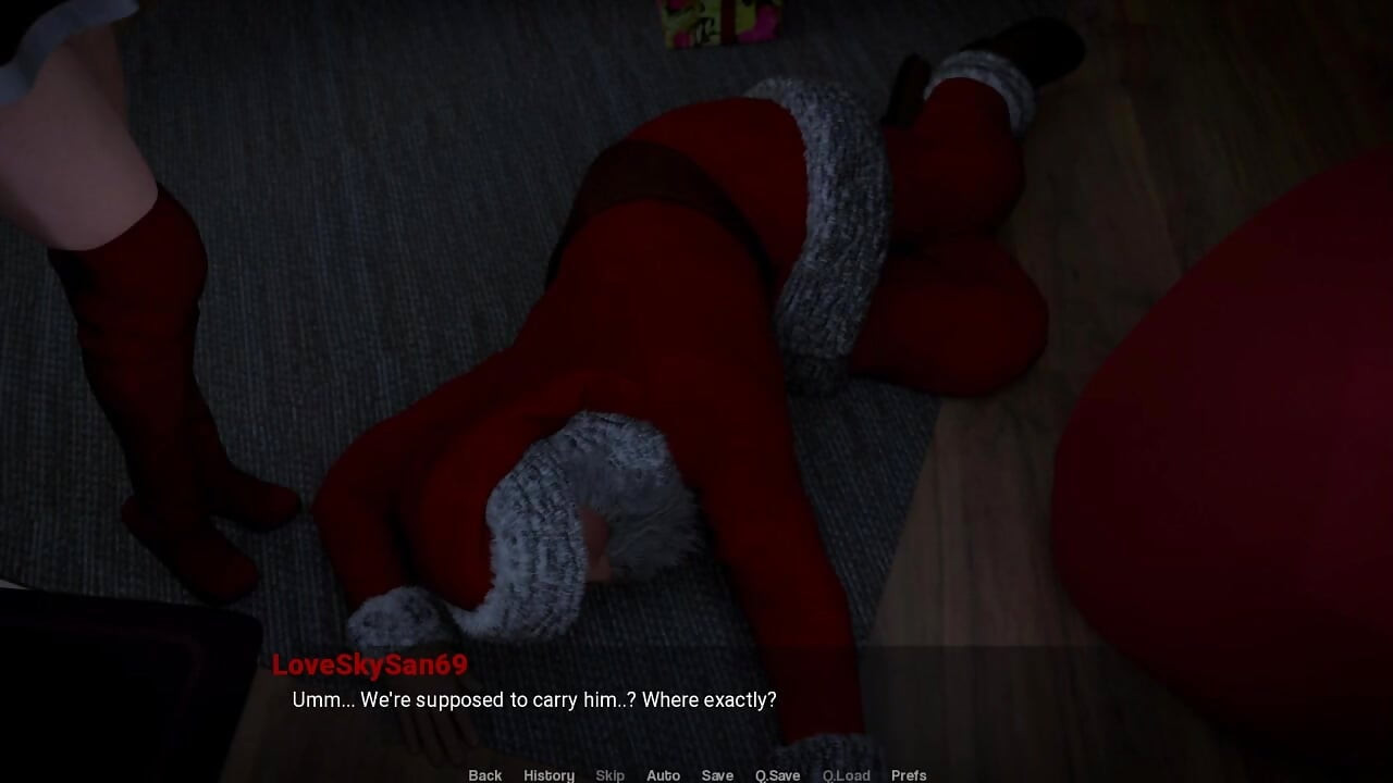 Aus dem haus teil 40 weihnachten update sexy frau claus von loveskysan69