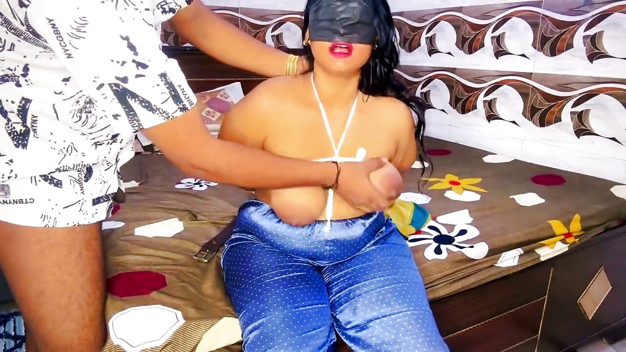 Desi Bhabhi Devar Roleplay Tied Boobs, Bound Hands & Rough Home Chudai