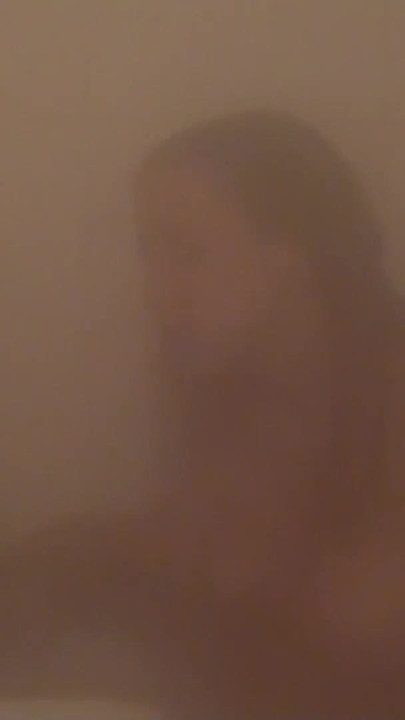 Trying to fuck in the steamy shower, he stands up and makes me swallow a huge cumload at the end! | Clip 2