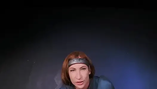 VRCosplayX Sophie Locke As Bo Katan Challenges You, Who Cums First Will Rule MANDOLORE Part 1