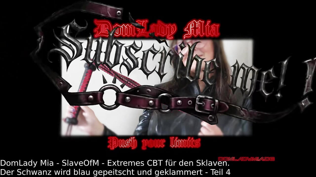 DomLadyMia-SlaveOfM CBT Extreme Part 4 V. 5