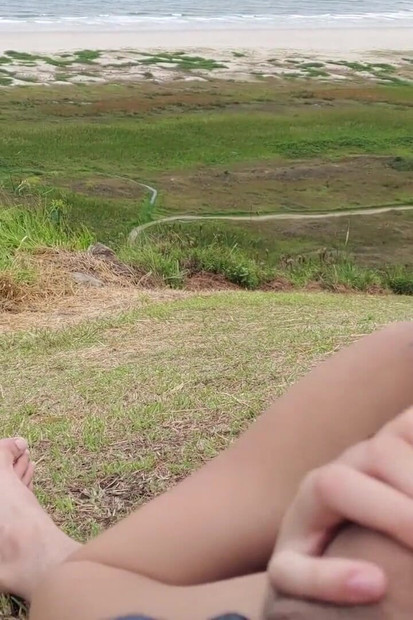 Vlog #1 - New Years travel - I had outdoor sex in the beach and took cum in my mouth inside the tent! Cherry Adams & Rick Adams