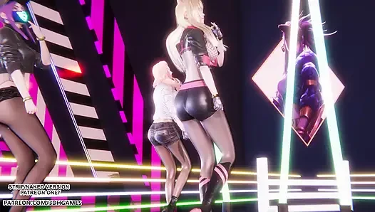 Mmd blackpink - whistle ahri akali seraphine seksi kpop dans league of legends hentai sansürsüz 4k 60 fps