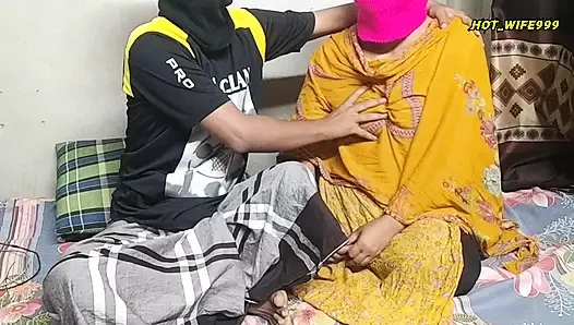 Desi village wife with husband first time romance