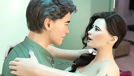 My dance partner teaching me dance