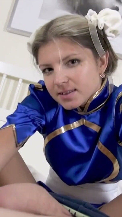 Gina Gerson cosplays Chun Li from Street Fighter II | Clip 1
