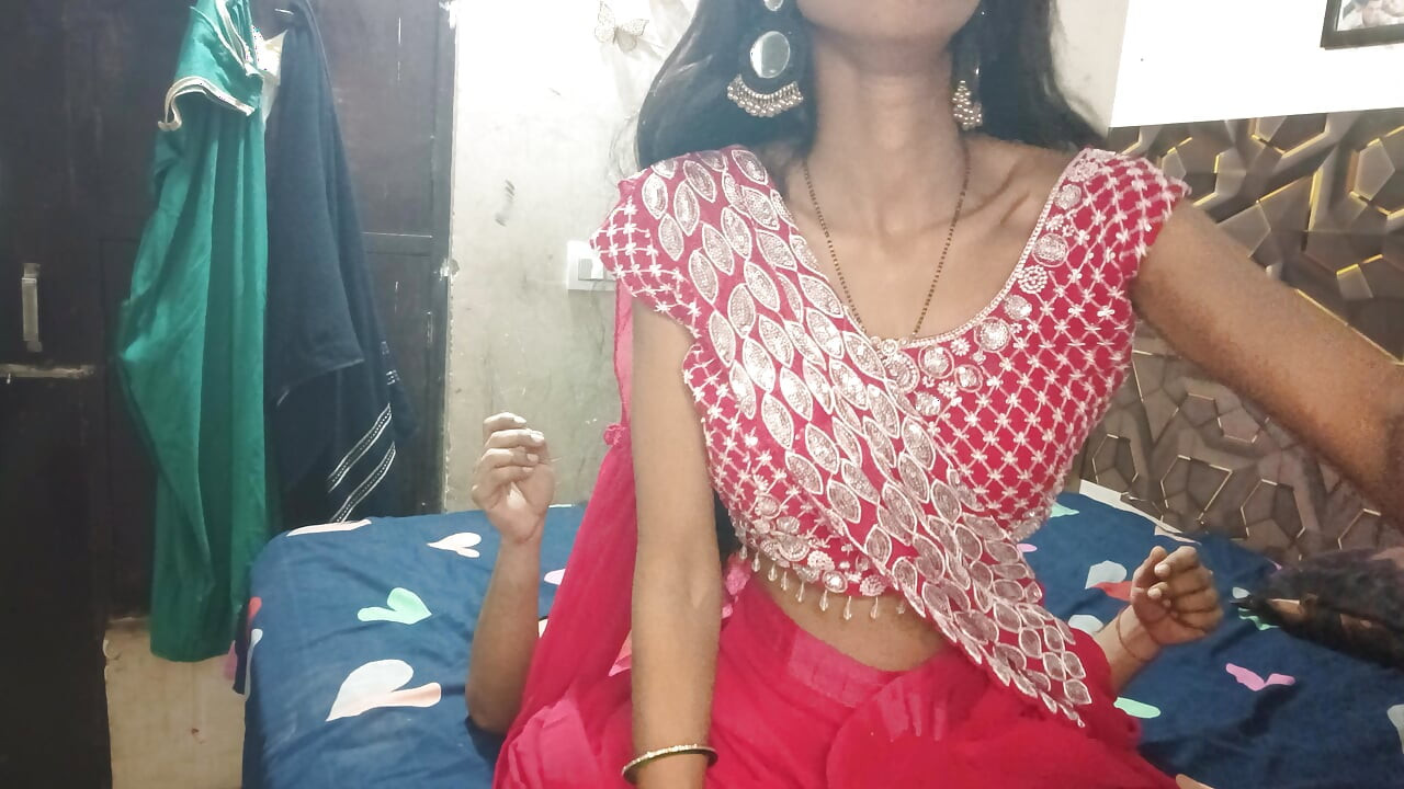 New saree me bhabhi ji ki chudai