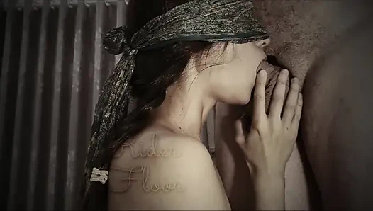 Bekaret kölesi için esaret sakso çekiyor