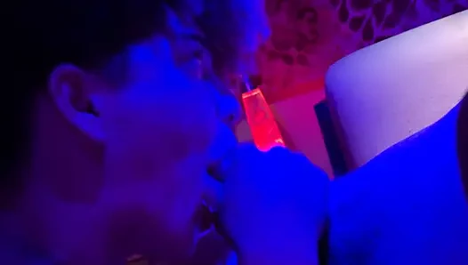 The Latina Brunette Performed a Striptease and Gave a Delicious Blowjob to Seduce the Old Cuckold