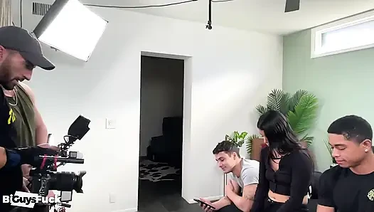 Nervous College Leon Has Spicy Bi Sex. New Passion!