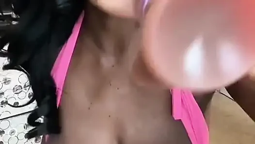 Big Breasted Pregnant Slut Can't Stop Sucking stepdaddy's Cock Part 1