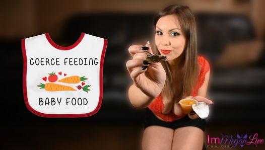 Alimentación forzada con comida para bebés - vista previa - immeganlive
