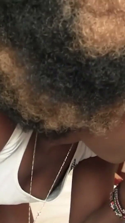 Natural Afro Slut Sucking White Man In Amateur Casting | Clip 1