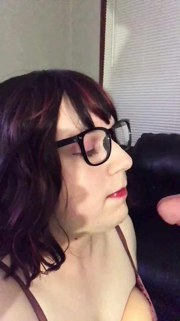 Sissy Jennifer sucks sock and swallows!