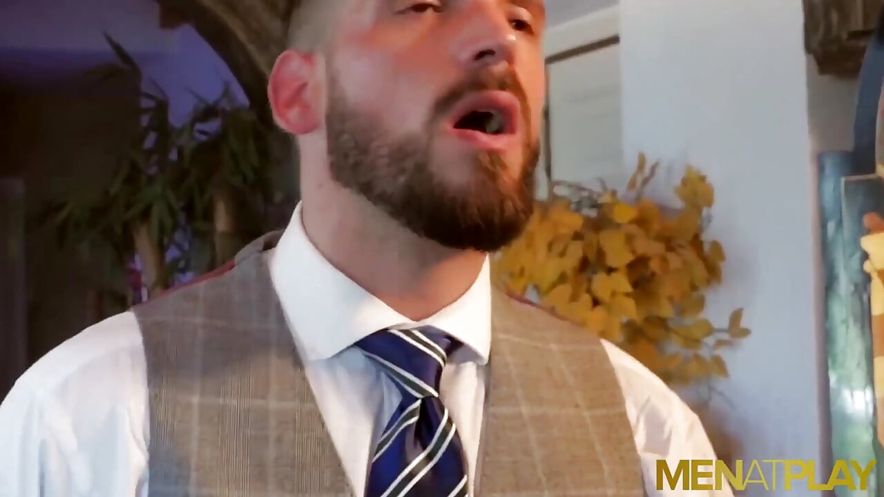 MENATPLAY - Suited Dato Foland and Enzo Rimenez anal fuck hard