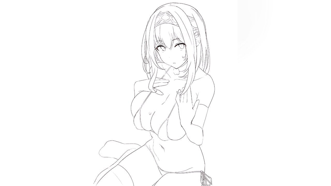Sexy bikini poses