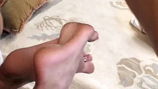 Blonde MILF's Wild Foot Fetish and Hardcore Session
