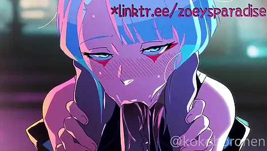 Lucy gives David the best blowjob of his life