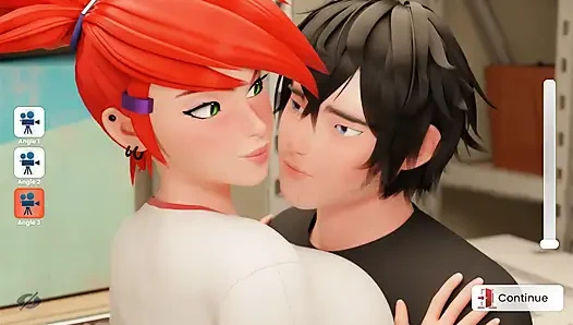 Üvey kız kardeşim doğum günümde götümü veriyor ve onu dölle dolduruyorum