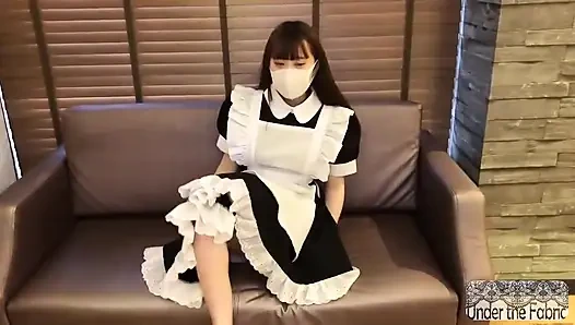 Maidgrace saf kıyafetli kadın yeni bir derin şehvetli hizmete açılıyor