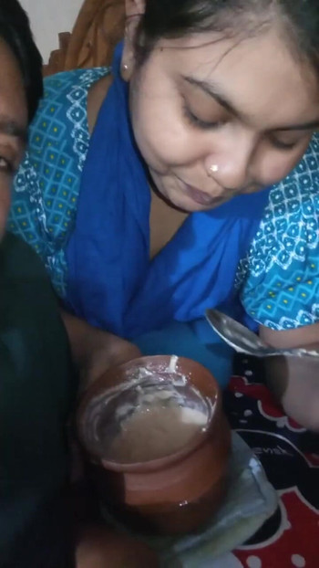 Captivating moment from "full masti in bedroom husband wife romantic vlogs"