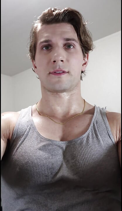Hot stud love to workout and encourages you to do so
