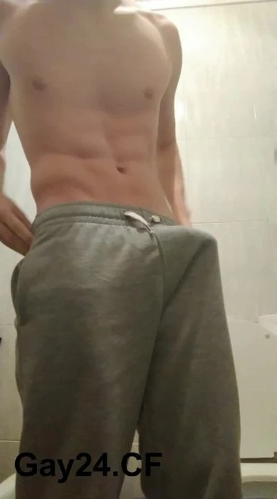 Norwegian Gay show his Giant Uncut Dick
