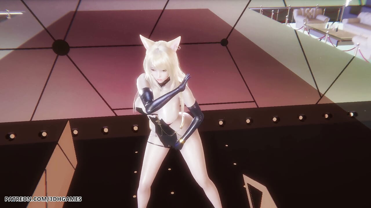 Mmd Hyo Min - Nice Body Ahri Sexy Striptease League of Legends Hentai Uncensored 4K 60fps