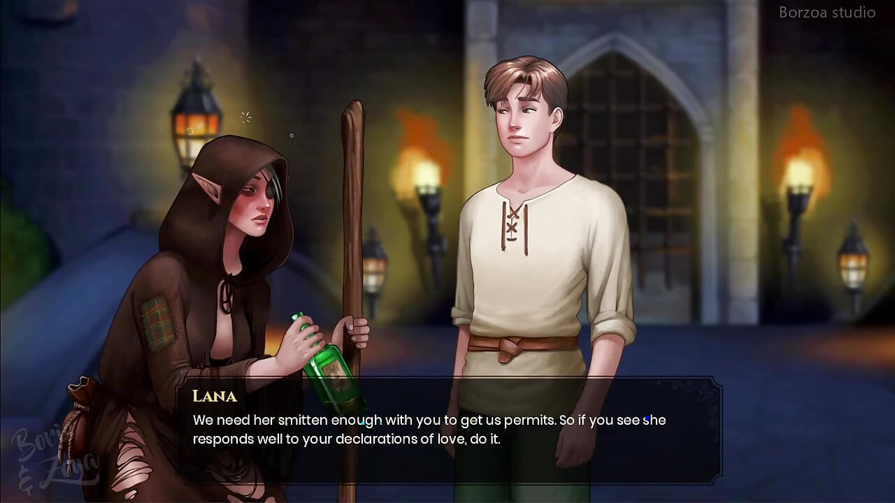 Wal - 15-16 Duże cycki nastolatka blondynka, seksowna chuda brunetka księżniczka i chuda seksowna elfka