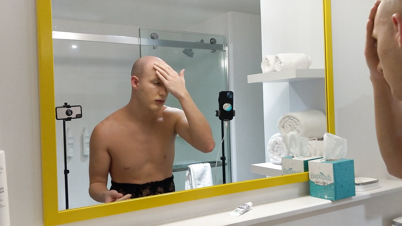 Transformação crossdressing makeover