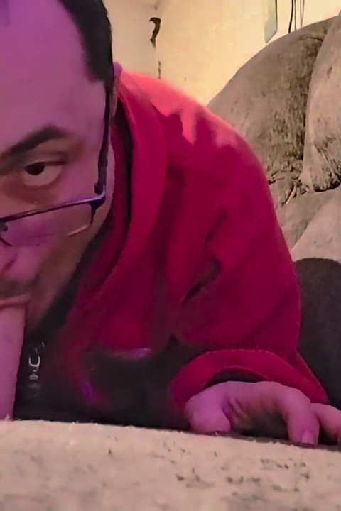 Me Blowing My Dildo