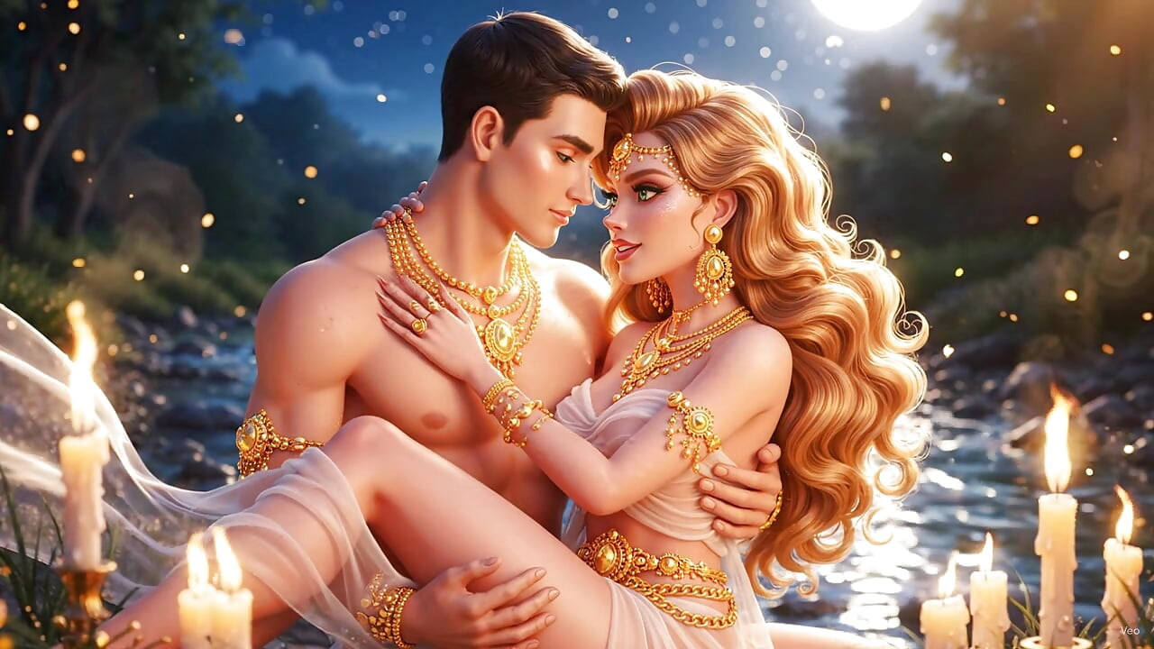 Desi Indian Couple Ki Pure Passion Night - Gold Jewelry Mein Sexy Girl Aur Muscular Boy Ki Hot Chemistry