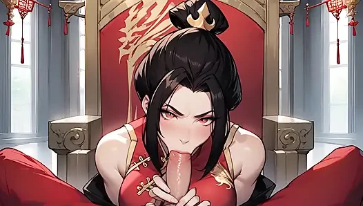 Putri Azula Underfuck Dari AI The Legend Of Aang