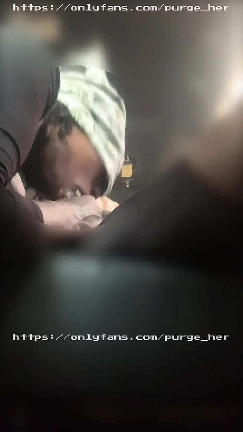Cum in Her Throat in Front of Her House