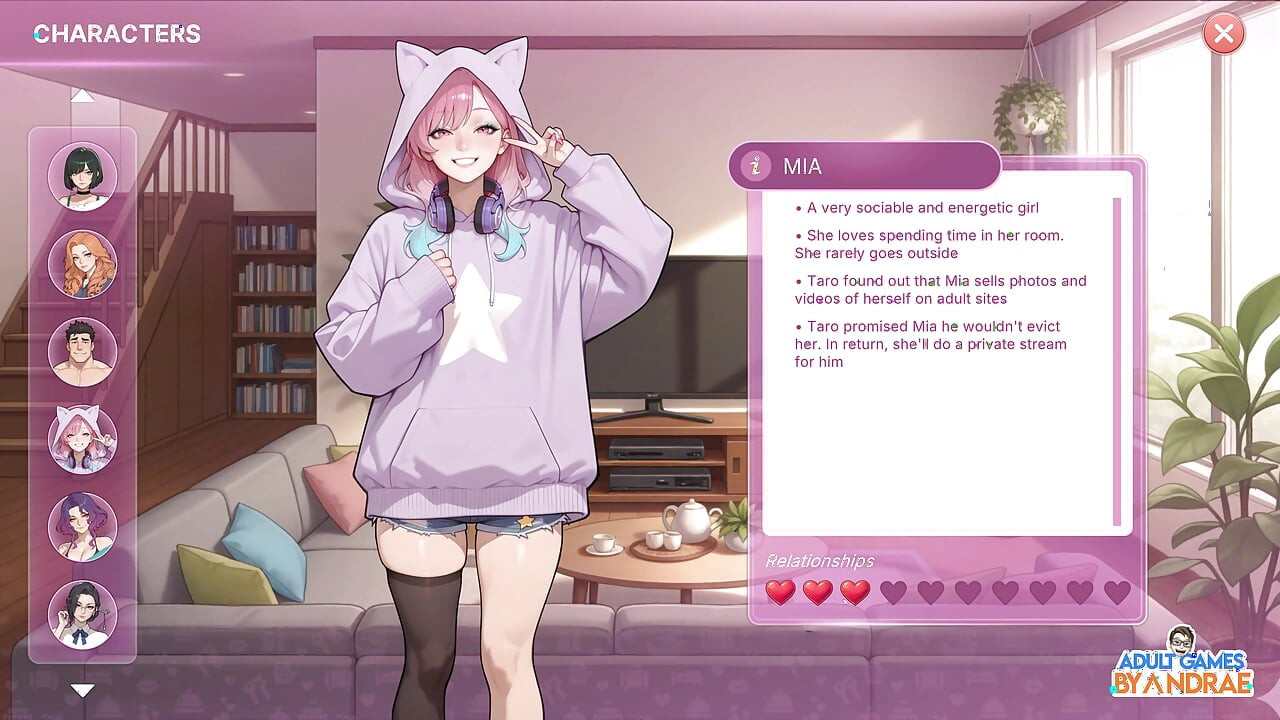 Sex Apartment 2: Grand Hotel Gameplay Del 3 - Mia udfører et privat show med Taro