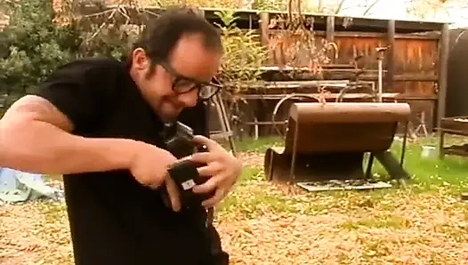 Outdoor Tit Licking Threesome - Pussy Spread Wide Open