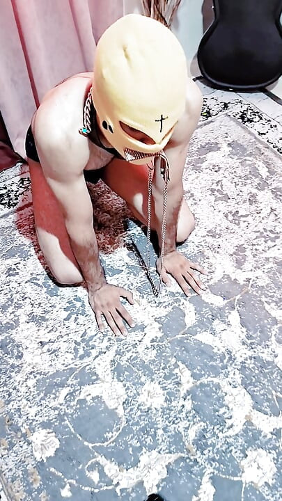 Mistress Brutal Slave Training Part 2 Spanking, Collaring, Humiliation & Hard Riding