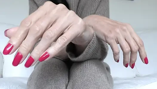Rote fingernägel WICHsanleitung teil 2, präsentiert von Lady victoria Valente