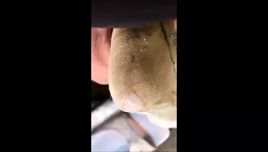 Boyalı külot sidik mastürbasyonu