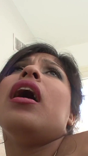 Thrilling moment from "Brunette MILF slut loves to ride cock and get good pounding"